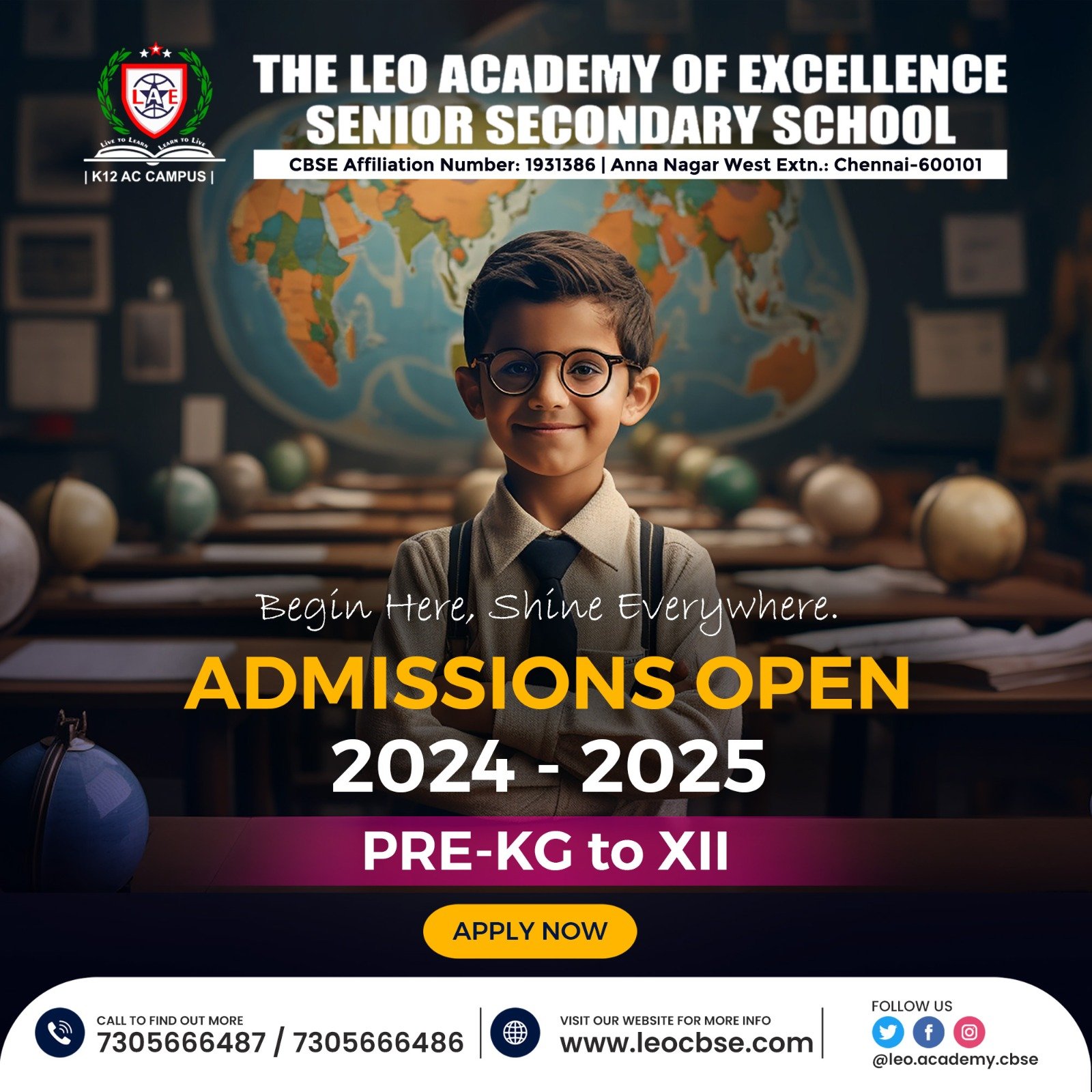 The Leo Academy Of Excellence Senior Secondary School - Anna Nagar West
